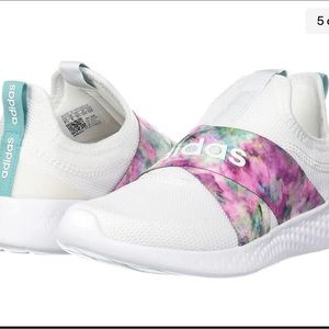 NIB ADIDAS Women's Puremotion Adapt Running Shoes White/Floral Size 10 GX1078